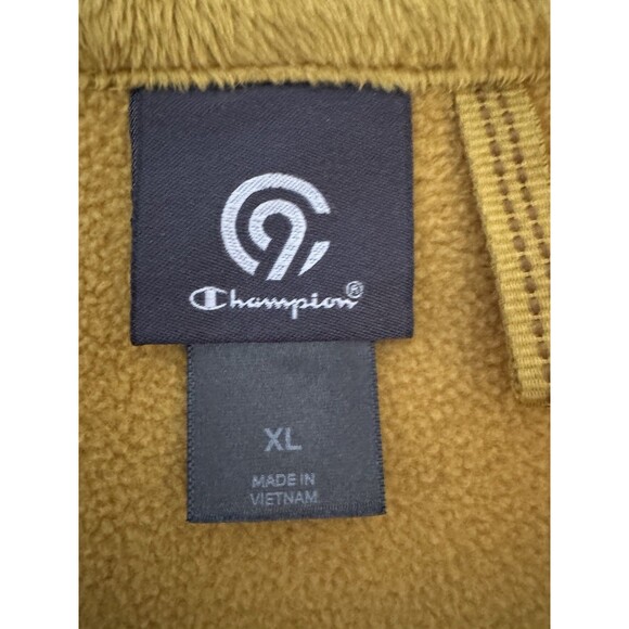 C9 Champion Women’s jacket Zip High Pile Teddy Jacket mustard size XL warm cozy - Picture 8 of 15